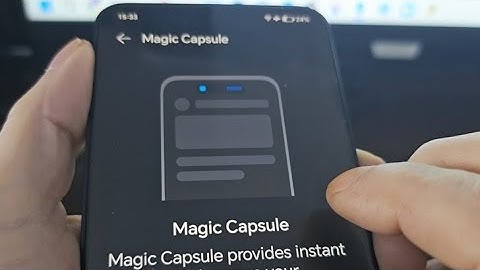 How to activate magic capsule in honor x8b | How to use magic capsule in honor x8b