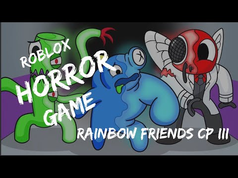 Fui pego pelo Monstro no Rainbow Friends (Roblox)