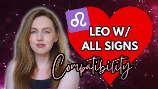 Leo Relationships w/ ALL 12 SIGNS | Love, Compatibility & Synastry | Hannah’s Elsewhere screenshot 1