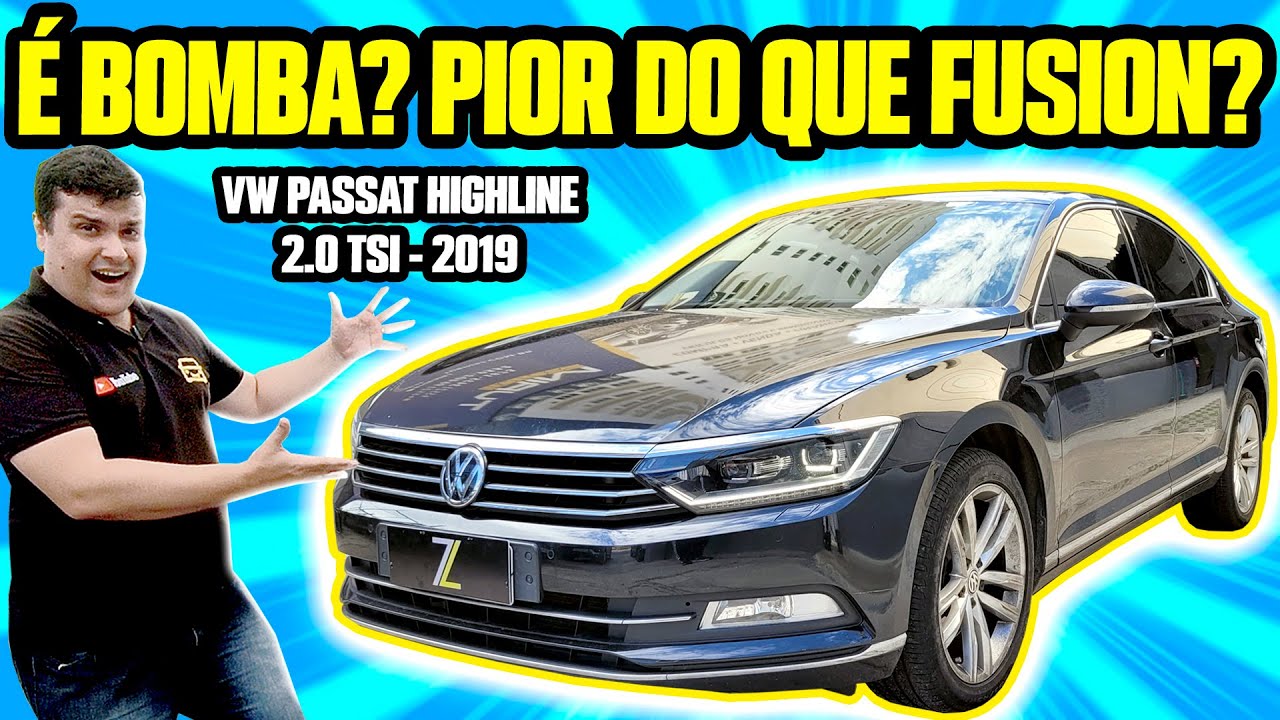 VW PASSAT HIGHLINE 2.0 TSI 2019 – MUITO LUXO pra FAZER FORD FUSION CHORAR! Ou NÃO? (Avaliação)