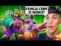 JOGUEI SEM AS MÃOS COM O DECK MAIS NO SKILL DO CLASH ROYALE!