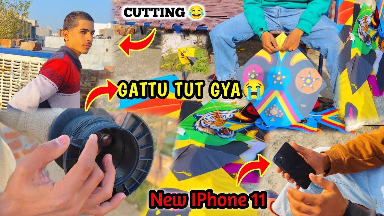 Gattu tut gya🪁😭( Day-6) !! Dosta Ne Kata te sare Gudiya Patang🪁😡!! 