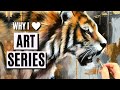 Why i love creating art series