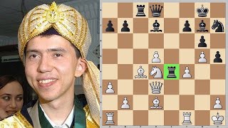 КОМБИНАЦИОННЫЙ ШЕДЕВР Рустама Касымджанова! Шахматы