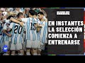 La Selección argentina en INSTANTES comienza a ENTRENAR tras su VICTORIA en Kansas City