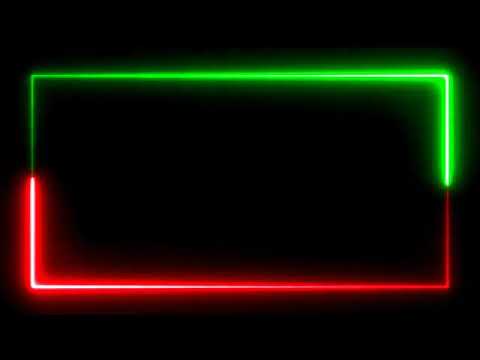 تاثيرات للمونتاج اطار اخضر احمر