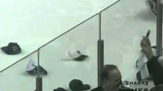 Patrick Marleau Hat Trick Goal 2006 Playoffs