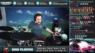 The8BitDrummer plays Even if the whole world were to laugh at me by UtsuP feat. Hatsune Miku