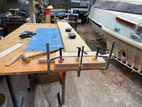 19 Nov 2025 Beginning the base for the keel