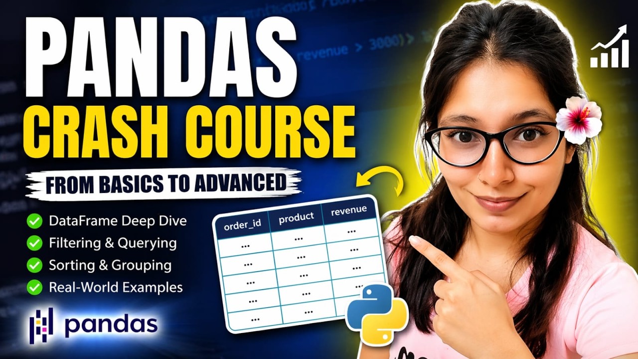 Live Python Pandas Full Course (4–5 Hours) | Complete Data Analysis Bootcamp