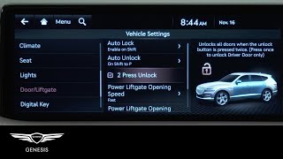 Door Locks | Genesis G80 and GV80 | How-To | Genesis USA