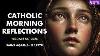 Catholic Morning Reflection The Apostles Saint Agatha February 05, 2026