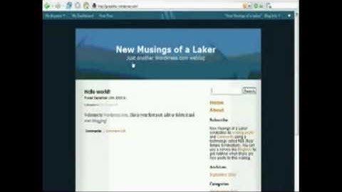 Wordpress tutorial - installing on a local server