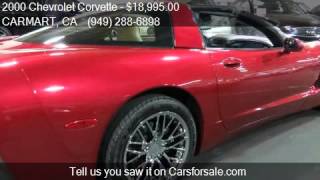 2000 Chevrolet Corvette STD  for sale in ORANGE COUNTY,NEWPO