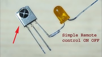 How to make Remote ON OFF, super simple remote control on off circuit