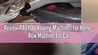 Review PASYOU Rowing Machines for Home - Row Machine for Cardio Training, Water Rowing Machines with