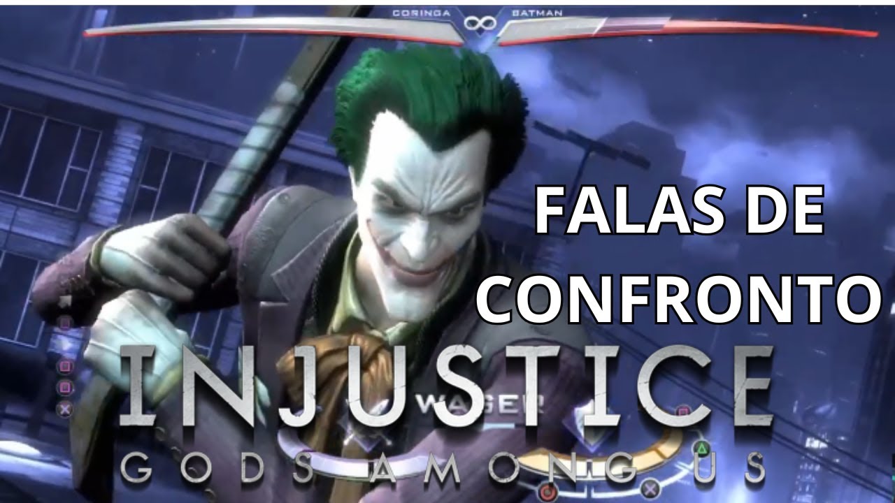 INJUSTICE GODS AMONG US FALAS DE CONFRONTO DO CORINGA GOSTAVA MAIS DE ...