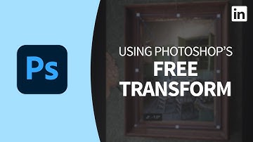 Photoshop Tutorial - Using FREE TRANSFORM to resize