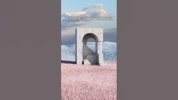 Making a Surreal Landscape in Blender #b3d #dreamcore #blender