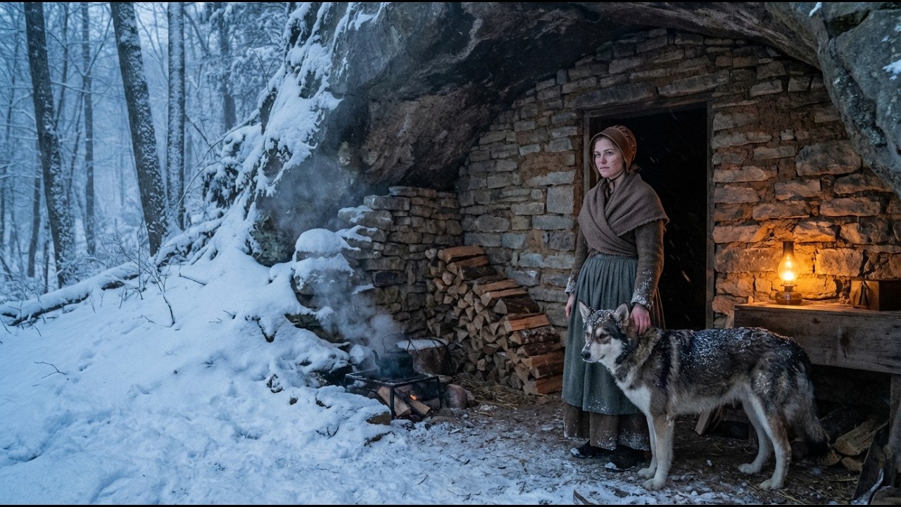 Thrown Out At 16, She Built a Stone Cabin Into a Cave — Until Her Firewood Lasted All Winter