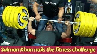 Salman Khan Arbaaz Khan and Iulia Vantur take the fitness challenge
