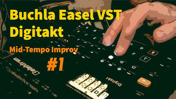 Two Melodic Fragments | Buchla Easel VST Arturia + Digitakt mid-tempo Synth-Jam