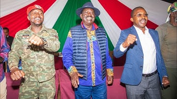 LIVE; RAILA ODINGA AND OTHER AZIMIO LEADERS SPEAKING IN IMARA DAIMA, NAIROBI