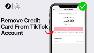 How to Remove Credit Card From TikTok Account 2024 | Remove Payment Method Off TikTok