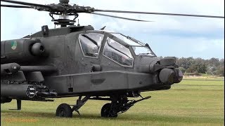 Dutch AF AH64D Apache departing home after Heldair 2017, MVK De Kooy (EHKD)
