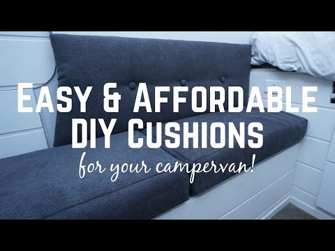 DIY Campervan Cushions: Easy & Inexpensive