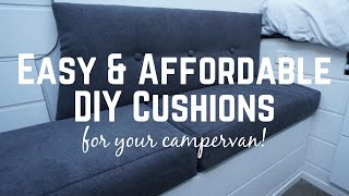 DIY Campervan Cushions: Easy & Inexpensive