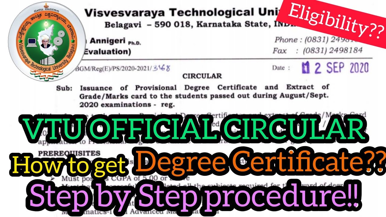 phd vtu circular