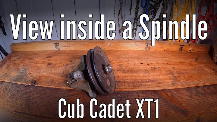 Inside view of a lawn mower spindle: a tear down of a Cub Cadet Spindle