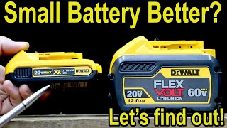 Small "TOOL" Battery Better? Milwaukee vs DeWalt vs Makita