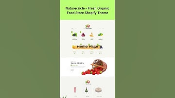 Fresh Organic Food Store Shopify Theme #shopifythemes #shopifytemplates #shopify