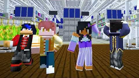 24 HOUR OVERNIGHT at WALMART In Minecraft!