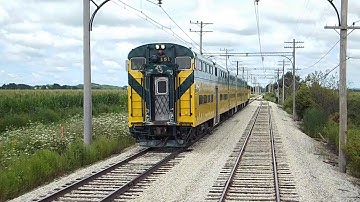 CNW Commuter Train Passing on IRM 8/12/17