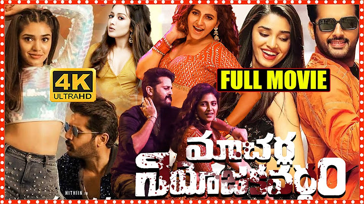 Macherla Niyojakavargam Telugu Full HD Movie || Nithin And Krithi Shetty  Action/Comedy Movie || MS