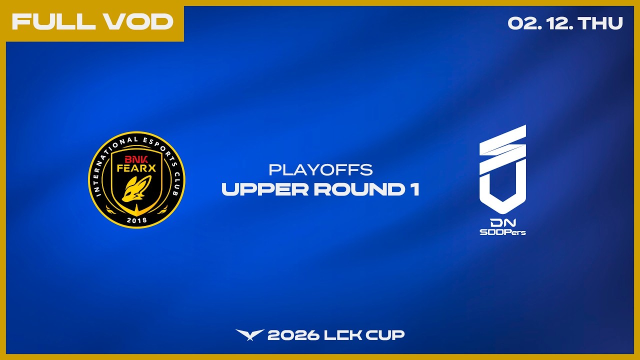 #LCK #ForOneLegacy #2026LCKCUP

✅ Watch LCK live on...
ENG - http://twitch.tv/LCK
FRE - http://twitch.tv/otplol_
VNM - http://youtube.com/LCKTiếngViệt
VNM - https://streamer.onlive.vn/lcktiengviet
TPE - http://youtube.com/@LCKCarry

Please don't forget to follow and subscribe LCK Channel !
- LCK official Twitter: https://twitter.com/LCK
- LCK official Facebook:  https://www.facebook.com/officiallck
- LCK official Instagram:  https://www.instagram.com/lckofficial/
- LCK official Tiktok : https://tiktok.com/@lck_official

This LCK YouTube Channel is copyright of Riot Games Korea, All rights reserved. Any redistribution or reproduction of part or all of the contents in any form is prohibited

OpeningTitle BGM - PremiumBeat Track / XRCCN8DFDZKMUXBJ