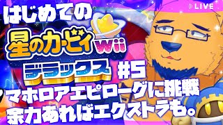 【完全初見】やるぜマホロアエピローグ。人気キャラマホロアの真相に迫る夜。今日もノーミスでいくわよ。【星のカービィ Wii デラックス #5】