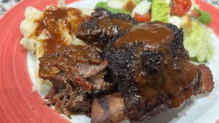 Smoked and braised Beef Short Ribs