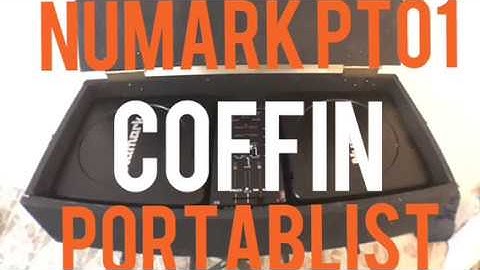 Numark Pt01 Custom DJ Coffin (Portablist)