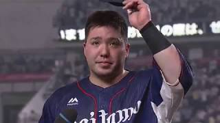 2018年9月22日 埼玉西武・山川選手ヒーローインタビュー
