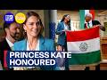 Princess of Wales honoured with Italian tricolour | 9 News Australia