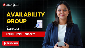 Availability Group in SAP EWM | ZaranTech