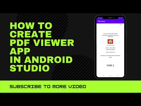 How to create  Pdf Viewer App in android | pdf viewer | using pdf viewer library|simple pdf viewer