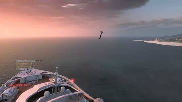 Black Ops 2 3 360 Cross Map Combat Axe Kills On - Hijacked (Revenge, Bankshot, Long shot,Chopped Up)