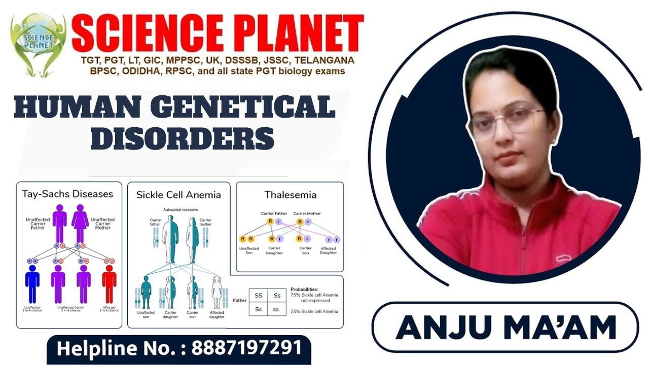 HUMAN GENETICAL DISORDERS II ALL IN ONE II BY ANJU MAM