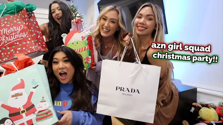 AZN GIRL SQUAD CHRISTMAS PARTY!! Vlogmas Day 19