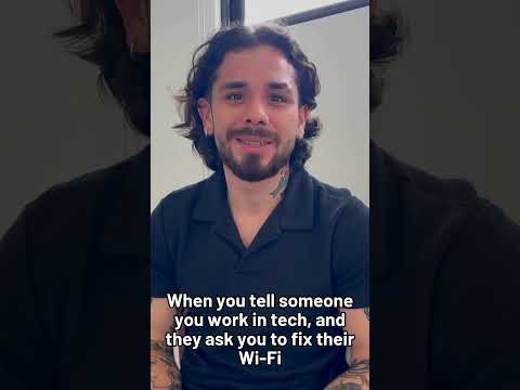 When You Tell Someone You Work in Tech, and They Ask You to Fix Their Wifi... 🤦♂️
